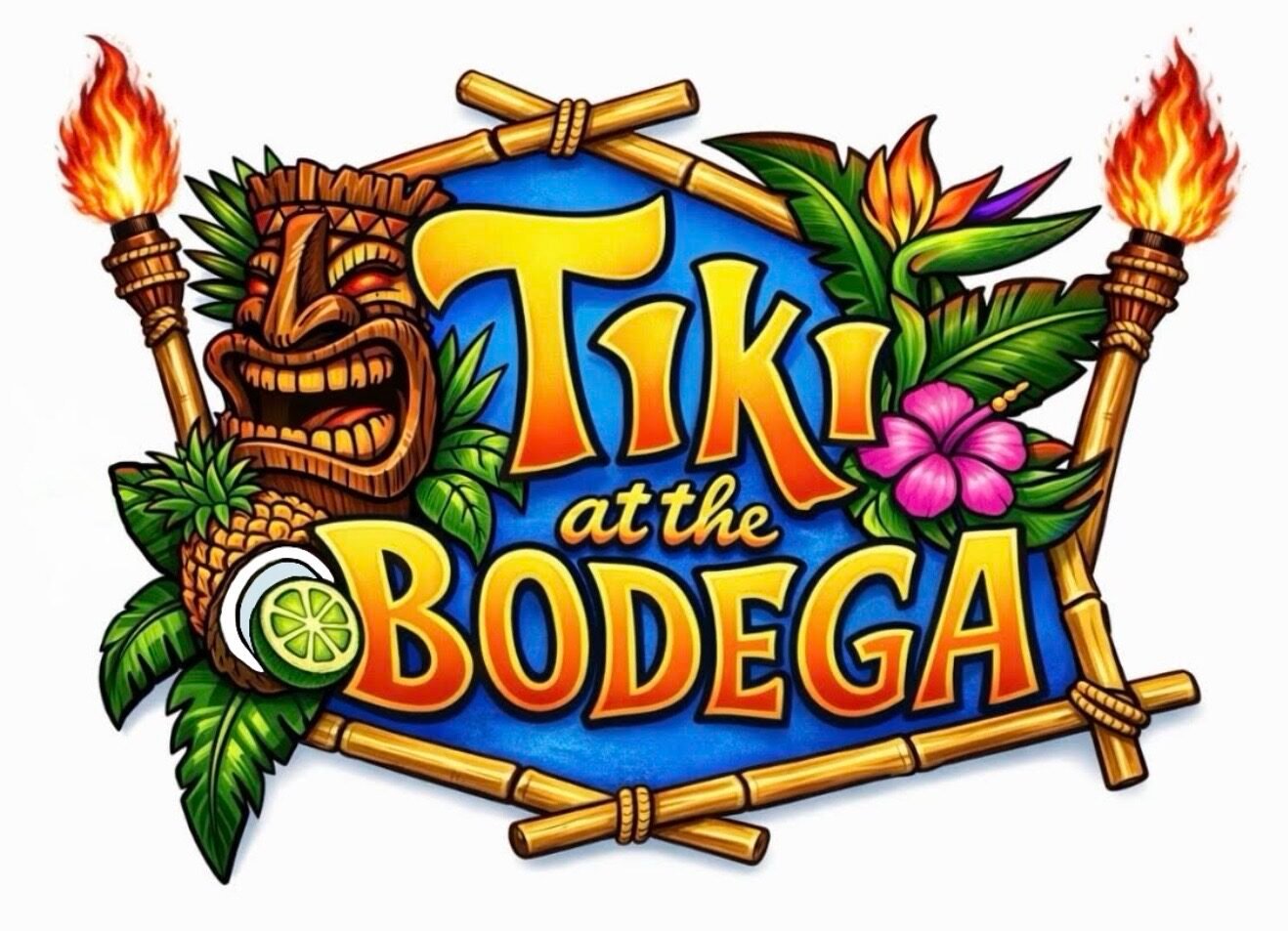Tiki At The Bodega Logo